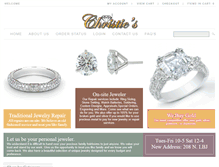 Tablet Screenshot of christiesjewelry.com